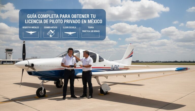 Guía Completa para Obtener tu Licencia de Piloto Privado en México